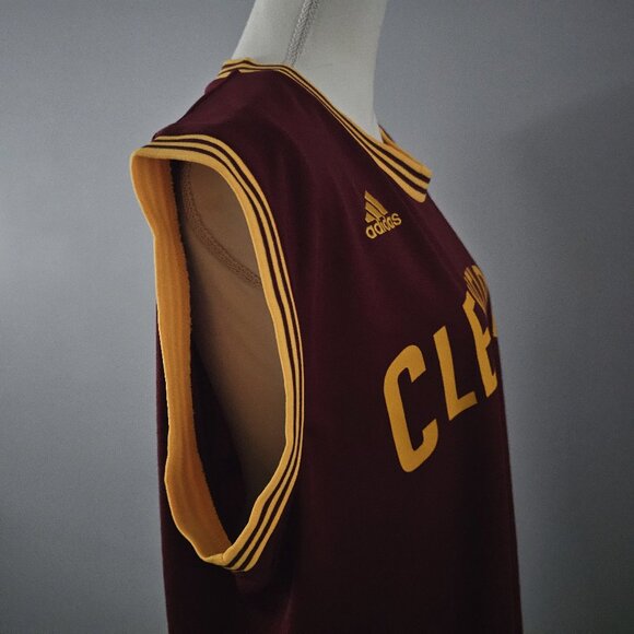 men's ADIDAS #23 polyester LEBRON JAMES cleveland cavaliers SWINGMAN JERSEY - Picture 9 of 11